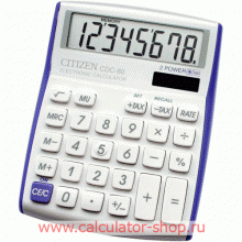 Калькулятор CITIZEN CDC-80V BP