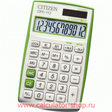 Калькулятор CITIZEN CPC-112V BP