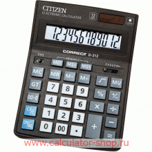 Калькулятор CITIZEN D-312