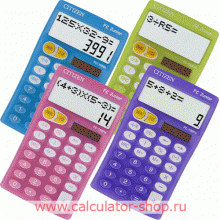 Калькулятор CITIZEN FC-100 BL,GR,PK,PU