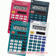Калькулятор CITIZEN FC-10WT,20RD,30GR,40BK-II