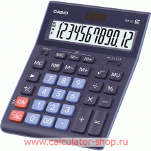 Калькулятор CASIO GR-12BU
