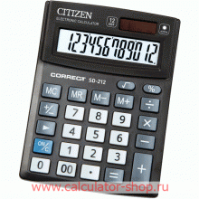 Калькулятор CITIZEN SD-212
