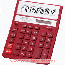Калькулятор CITIZEN SDC-888X Red