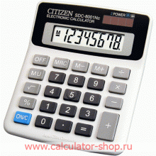 Калькулятор CITIZEN SDC-8001N II