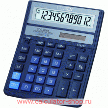 Калькулятор CITIZEN SDC-888X Blue