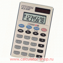 Калькулятор CITIZEN SLD-839T